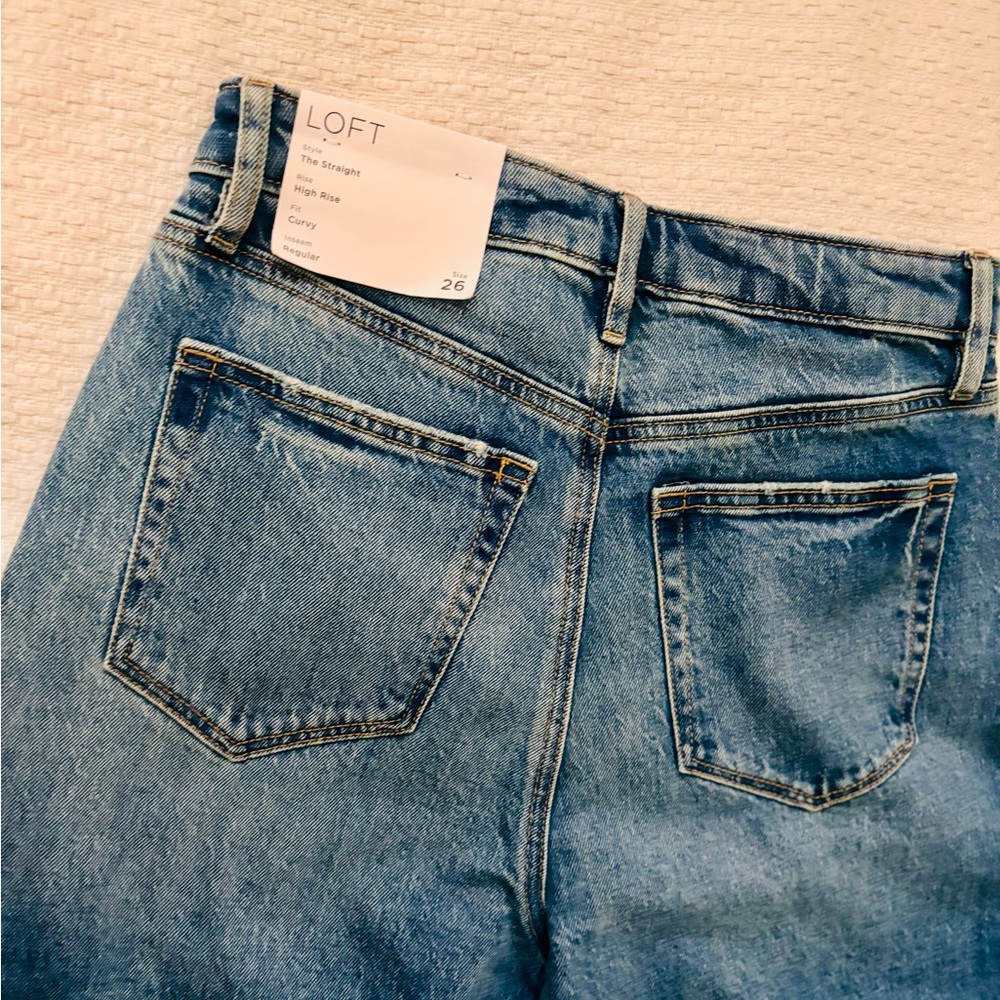 LOFT Classic Denim Jeans in Blue